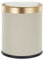 KITCHEN MOVE Cubo de basura Push de plástico 8L GLINT blanco y dorado