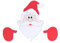 Weihnachtszaun Peeker, Weihnachtsmann Zaun Peeker Deko, Weihnachten Zaundekoration, Garten Zaun Peeker Ornamente, Weihnachtsschmuck, Weihnachtszaun Deko, Weihnachtsdeko Aussen Gartendeko (Color 2)