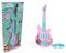 Lexibook, Gabby's Dollhouse, E-Gitarre mit Mikrofon und Brille für stilvolles Singen, 2 Spielmodi, Demosongs, Lichteffekte, Pink/Blau, K260GDH