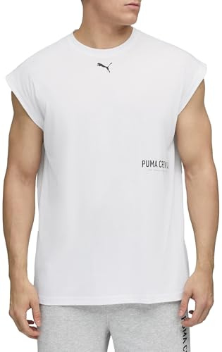 PUMA Unisex M Graphic Cutoff Tank Tees (1er Pack)