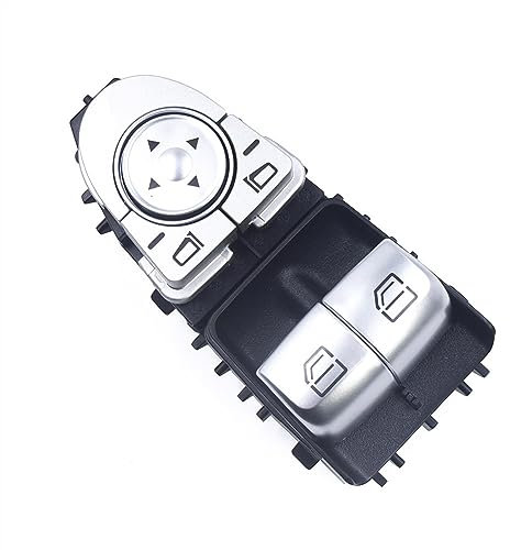 elektrische Fensterheberschalter fürs Auto 2059050302 A2059050302 Fensterheberschalter für Mercedes für Benz für Vito W447 2014 2015 2016 2017 2018 2019 2020 2021(Schwarz)