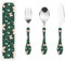 Big Kids Besteckset Löffel, Messer und Gabel Sets Kinderbesteck Sets Lebensmittelecht Edelstahl (Pink Winged Butterfly)