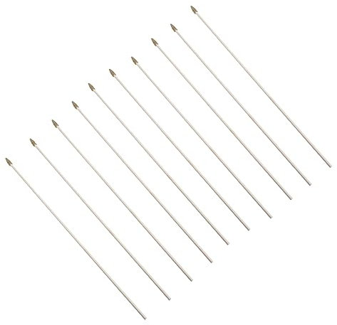 Warmhm 10stücke Holz Fahnenstange Für Handfahne Stabile Und Langlebige Flaggenmasten Aus Holz Für Sportveranstaltungen Und Festivals Leicht Und Tragbar