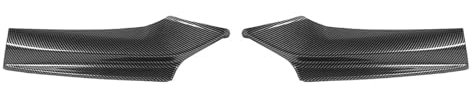 GLYGLY Auto Frontspoiler für BMW 5 Series F10 F11 2010-2016, Frontlippe Spoilerlippe AntiKollision Abriebfest Frontstoßstange Lippe Auto Zubehör,B-Carbon Fiber