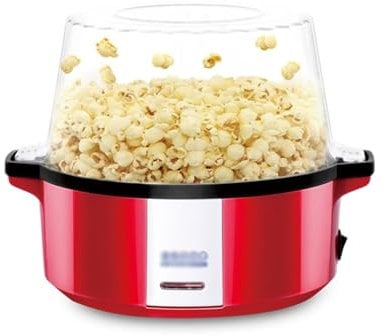 BOOZXCV Popcorn Maker Machine Popcorn Maker Household Healthy Hot Air Oil Frees Corn Machine Popcorn Kitchen Kidss Home-made DIY Popcorn Movie