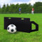 Thanaddo Fußball Rebound Board, Fußball-Trainingsgerät, Tragbares Prellwand Brett 100 x 40 cm, Einstellbarer Winkel für Kontrolliertes Pass- und Schusstraining, Training, Schwarz