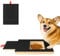 Dog Nail Scratch Board Wooden Dogs Paws Scratchboard Multifunctional with Built-in Snack Box Dog Nail Grinding Pad for Pet