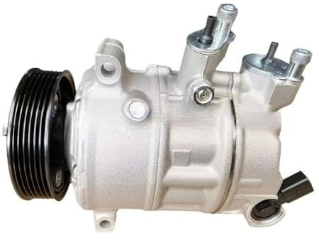 XRLHMP Compresor de aire acondicionado for coche, compatible con VW EOS, Golf, Jetta, Passat, Sharan y Audi A3, 1K0820859QX 5C0820803G PXE16 6PK.