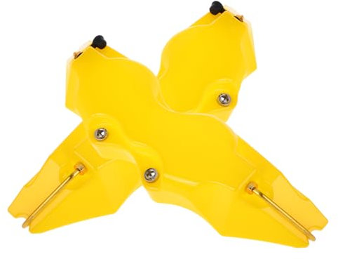 WEKADRIN Scheibenbremsenabdeckungen Bremssattelabdeckungen Motorrad Vorne Vorderrad Dekorative Auto Zubehör Fahrzeugeinbau Gelb