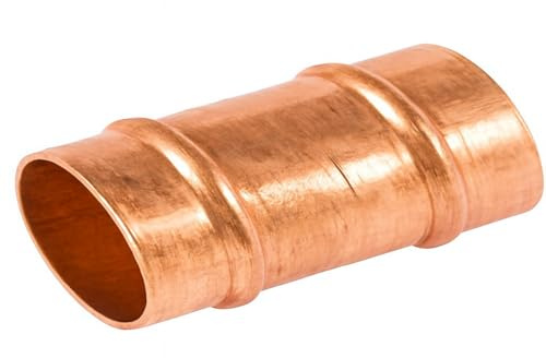 Westco 28mm Slip Coupling SR1S – Copper Solder Ring Fitting, Straight Pipe Connector, Reliable Permanent Joint