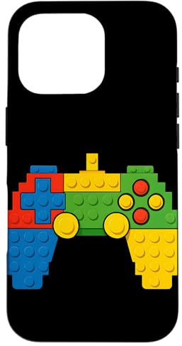 Hülle für iPhone 16 Pro Gaming Builder Block Building Bricks Controller Konstruktion