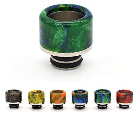 Vaportown 510 Mundstücke kompatibel mit Vaporesso iTank 2 Uwell Crown 5 Aspire Nautilus 3 Innokin Zenith Zlide SMOK TFV12 Baby Prince Coolfire Z6 Target 200 Zelos X Kit Vape Drip Tip (Grün)
