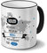 printplanet Tasse mit Namen Kiel - Motiv Kein Mann ist Perfekt, Aber... - Namenstasse, Kaffeebecher, Mug, Becher, Kaffeetasse - Farbe Schwarz