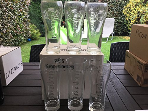 6 Verre a Biere kronenbourg en 50cl 50 cl
