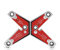Keenso Magnet Schweißwinkel, 2stk Schweißen Ecke Magnet Halter Dual Grad 60 & 90 Grad Schweißen Magnetischer Halter Industrielles Schweißen