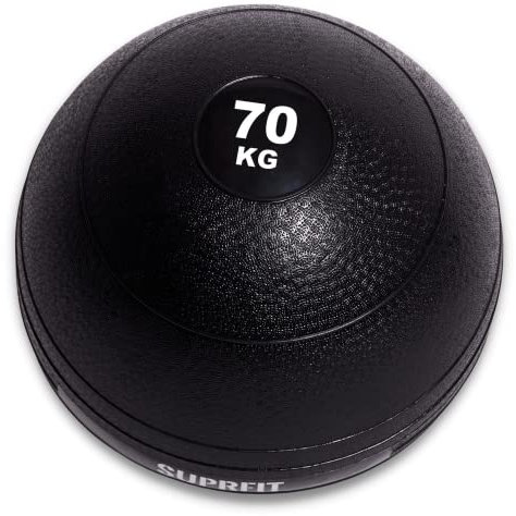 Suprfit Slamball - Gewicht: 70kg. Speziell gummierter Medizinball ohne abprallen vom Boden, Mit griffiger & Rutschfester PVC Oberfläche für Functional Training, Power Ball, Fitness Ball