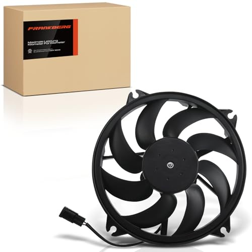Frankberg Ventilador de refrigeración bipolar 465 cm 30-40 dB | Compatible con: C4 II NC, DS5, C4 II Saloon NC, 307 Descanso 3E, Tipi de socio, C4 II Caja/Portón trasero NC