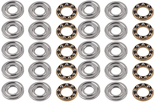 Axial-Kugellager Hochpräzise Hochleistungs-Flachstahllager Set 10PCS(F6-14M 6 * 14 * 5mm(10pcs))