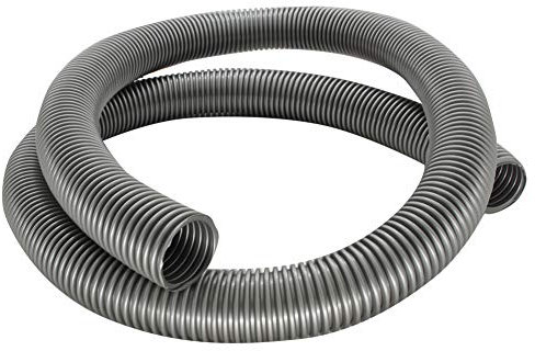 Othmro 1 manguera roscada duradera de 40 mm x 48 mm x 2000 mm, tubo flexible de EVA, manguera central para aspiradoras industriales, color gris