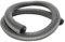 Othmro 1 manguera roscada duradera de 40 mm x 48 mm x 2000 mm, tubo flexible de EVA, manguera central para aspiradoras industriales, color gris