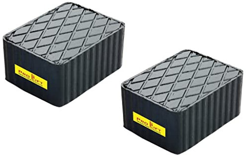 Pro-Lift-Montagetechnik Gummiklotz 2X Gummiklötze 160 x 120 x 80mm Gummiauflage Gummiblock