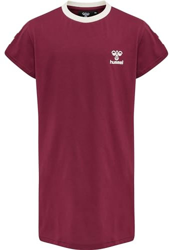 Hummel MILLE T-Shirt Dress S/S, Rhododendron, 110