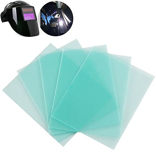 NC Lot de 10 verres de rechange pour casque de soudage à lumière variable pour soudure industrielle, 115 X 90mm