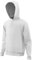 80 STREET Felpa Unisex Cappuccio Uomo Donna con Tasche Basic 100% Made in Italy (as6, Alpha, 3X_l, Regular, Regular, Bianco, 3XL)