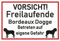 Samunshi® Aufkleber Vorsicht Bordeaux Dogge - Schild Sticker Hinweisschild Warnschild Vorsicht Hund 50 x 33cm Vorsicht Bordeaux Dogge schwarz