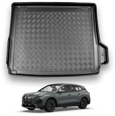 NOMAD Boot Liner for BMW iX3 (2018-2024) (Not for PHEV Models) | Tailored Protector Waterproof Tray Raised Edges Accessory Boot Mat Easy Install Pet Friendly All-Weather Custom Fit Trunk Mat