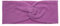 Zwillingsherz Stirnband aus 100% Kaschmir - Hochwertiges Strick-Kopfband im Uni Design für Damen Frauen - Wolle - Haarband - warm und weich für Frühjahr Herbst und Winter - lila