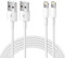 Apple MFi Certified iPhone Charger Cable, Lightning to USB, 1m, Compatible with Apple Phones Long Cables for iPhone 13/12/12 Mini