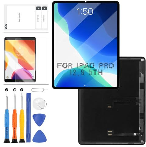 LADYSON per iPad PRO 12.9 5a Generazione Schermo LCD per iPad PRO 12.9 5a Generazione 2021 Sostituzione dello Schermo A2379 A2462 A2641 Display Touch Digitizer Assembly