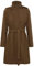 fransa FRSAGA Damen Übergangsjacke Jacke Mantel mit Wollanteil verdeckter Reißverschluss mit Kapuze mit Gürtel, Größe:M, Farbe:Malt Ball Melange (1810141)