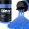 Hemway Premium Glitter Shaker - Sapphire Blue | 125g Microfine Metallic Flake Sequins for Resin & Epoxy Crafts | Craft Supplies for Tumblers, Festival, Hair, Face, Body, Eye & Nail Art