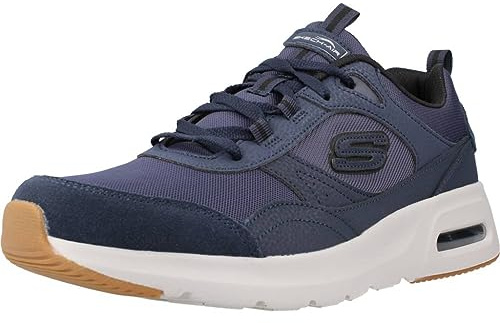 Skechers Men's Tres-Air Uno Trainers, Blue, 8 UK