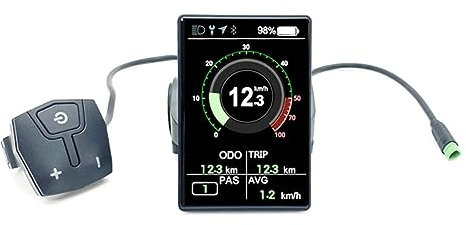 E-Bike-Display-Panel, für Bafang EB04 Bluetooth APP Smart Color IPS Sonnenlicht-Display für M400 M500