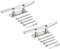 Uxcell Boat Cleat Open Base 6 Inch, 2 Pcs 316 Stainless Steel Dock Cleat for Kayak Boat, Yachts, and Fishing Boats, Include Installation Screws