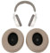 Replacement Ear Pads Cushions for Sennheiser Momentum 4 Wireless Headphones, Professional Headphone Earpads with Soft Protein Leather & Memory Foam, Added Thickness