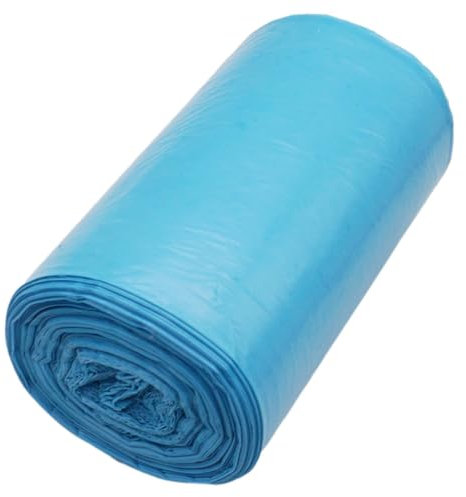 SKIR'CO Bolsas de basura de 35 litros, bolsas de basura azules de 50 x 60 cm, bolsas de basura de color azul (150 unidades)
