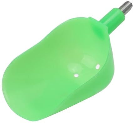 HERCHR 8mm / 0.3in Interface Thread Bait Casting Scoop, Plastic Bait Throwing Spoon, Fish Bait Casting Scoop Nesting Spoon Tool Fishing Throw Carp Catfishing Bait Spoon Fishing Tackle Tool