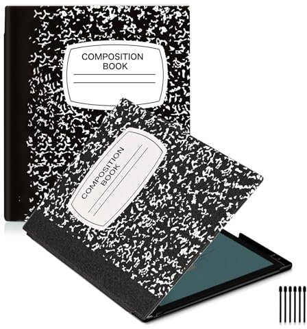 QIOFEARTH Case for BOOX Note Air4 C/3, 10.3 Paper Tablet Slim Lightweight Hard Back Shell Protective Cover with Built-in Pen Holder, Comes with BOOX Pen Tips