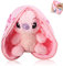 Yisscen Plüschtiere, 25CM Verstecken Kuscheltier, Cartoon Plüschfigur Stofftiere Plüschpuppen, Puppe Spielzeug, für Mädchen Kindergeburtstag Geschenk, Weihnachten Plush Toy (Rosa)