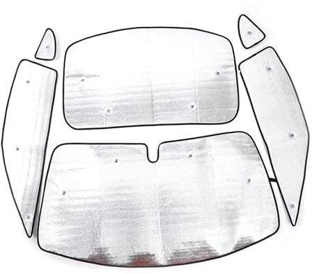 Parasol Ventana Lateral Coche para Subaru para BRZ 2022 2023 Papel Aluminio Ventana Completa Coche Protector Solar Parasol Accesorios Interior Coche Parasol Coche