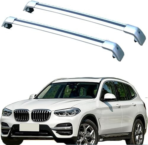 CaoYH Dachgepäckträger Dachträger Kompatibel Für BMW X3 G01 SAV 2017-2022 Transport Einer Dachbox Fahrradträger Aluminium Dachträger Relingträger