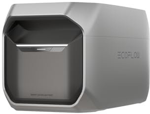 Batterie supplémentaire pour EcoFlow DELTA 3/Delta 3 Plus/Delta 3 1500, 1 024 Wh de capacité, alimentation de secours extensible pour camping, urgences domestiques, mobil-homes et camping-cars.