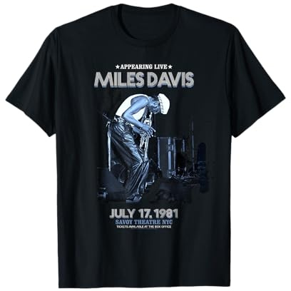 Miles Davis Live Savoy Theatre NYC 1981 T-Shirt