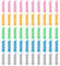 sourcing map 50Pcs Charger Cord Protectors, Flexible Rubber Spiral Cord Protector for Phone Charger Headphone Laptop, Gray, Green, Blue, Pink, Yellow