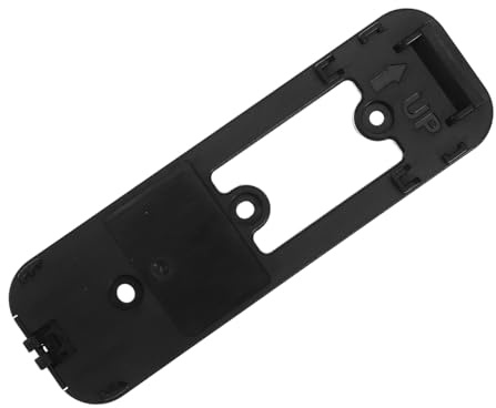 Gatuida Weatherproof Blink Video Doorbell Backplate Mounting Bracket Doorbell Replacement Kit with Precise Alignment for Metal Glass Doors Black Holder