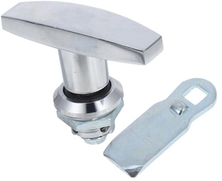 HYTROVE T Shape Handle Lock Keyless Cam Lock for Rv Cabinet Doors and Electrical Panels Sturdy Cabinet Latch Suitable for Furniture and Storage Boxes for Security
